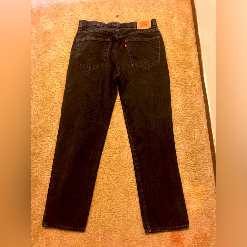 Vintage Men’s Levi’s 550 Relaxed Fit Jeans 38x32 Black 2003